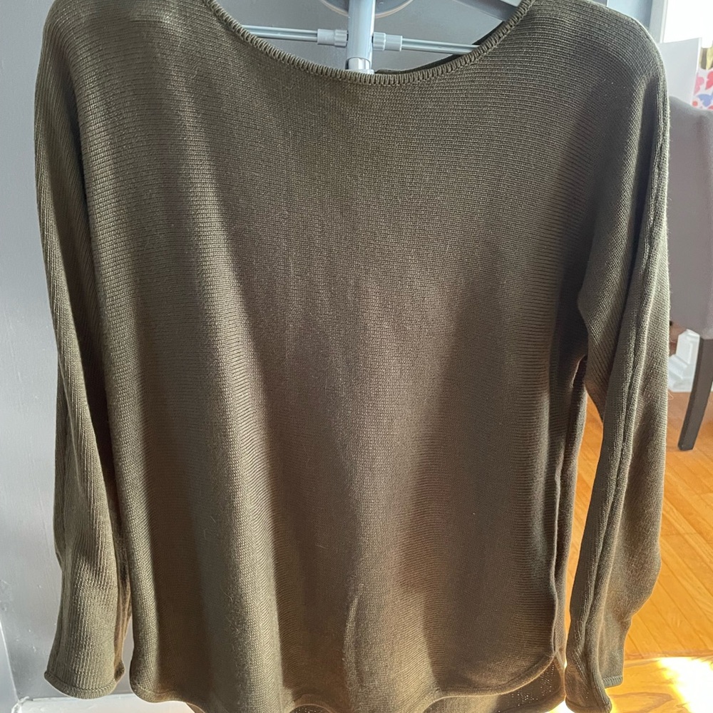 Olive Green Knit Sweater